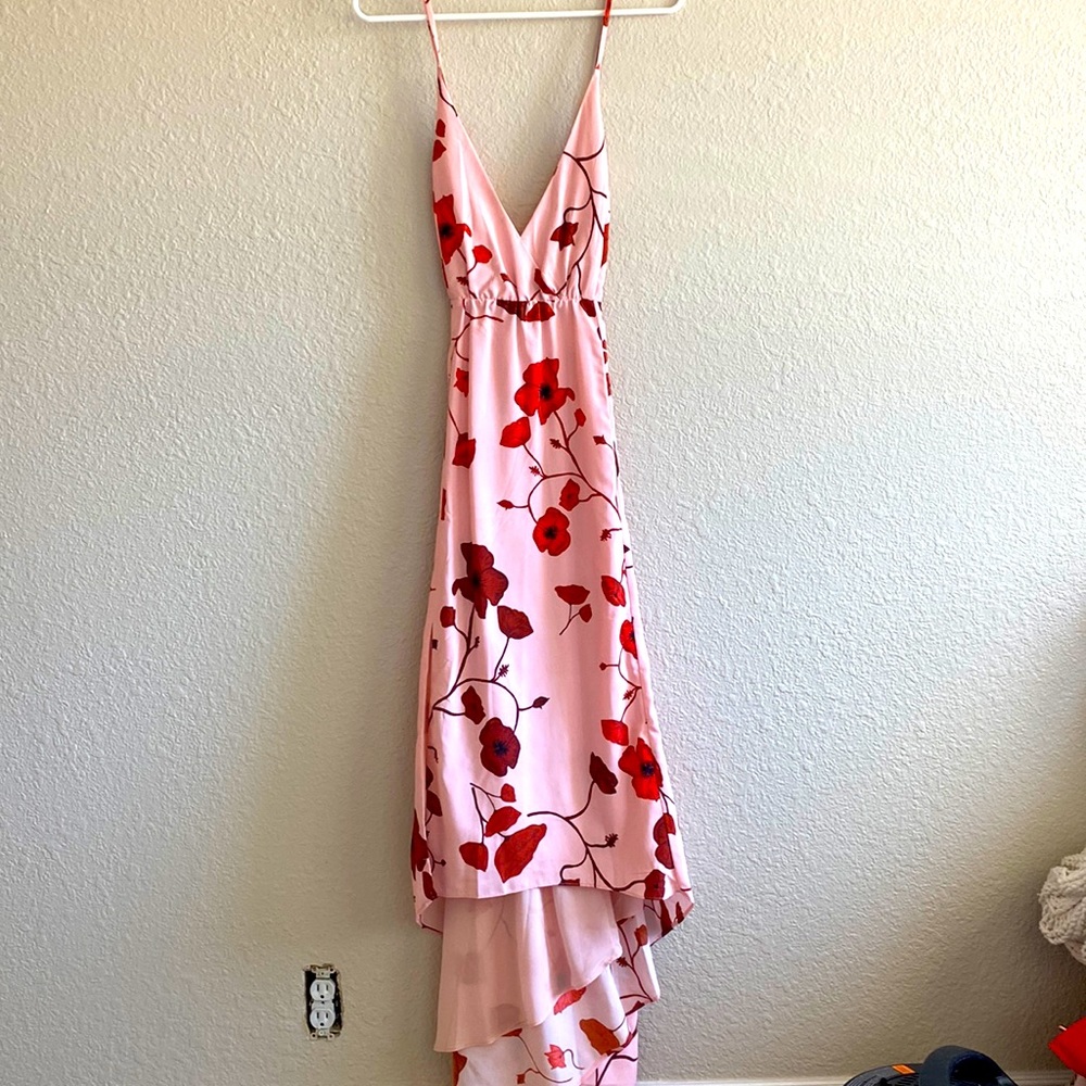 Layered With Love- Pink floral dress